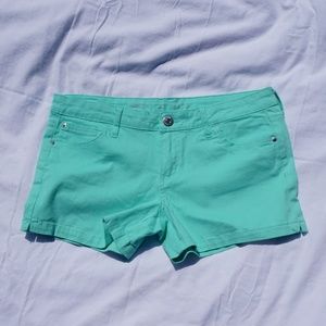 Celebrity Pink Shorts Mint Green